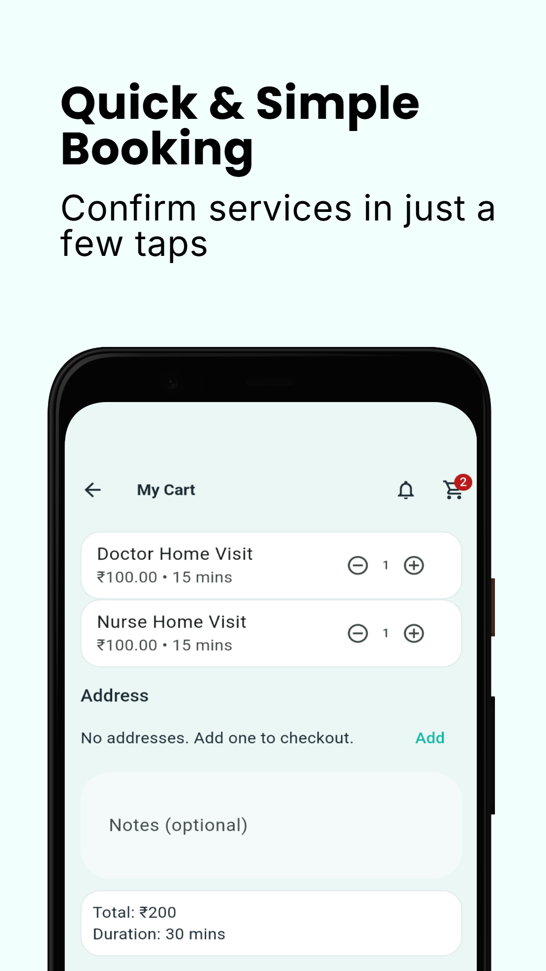 Download and book in minutes
