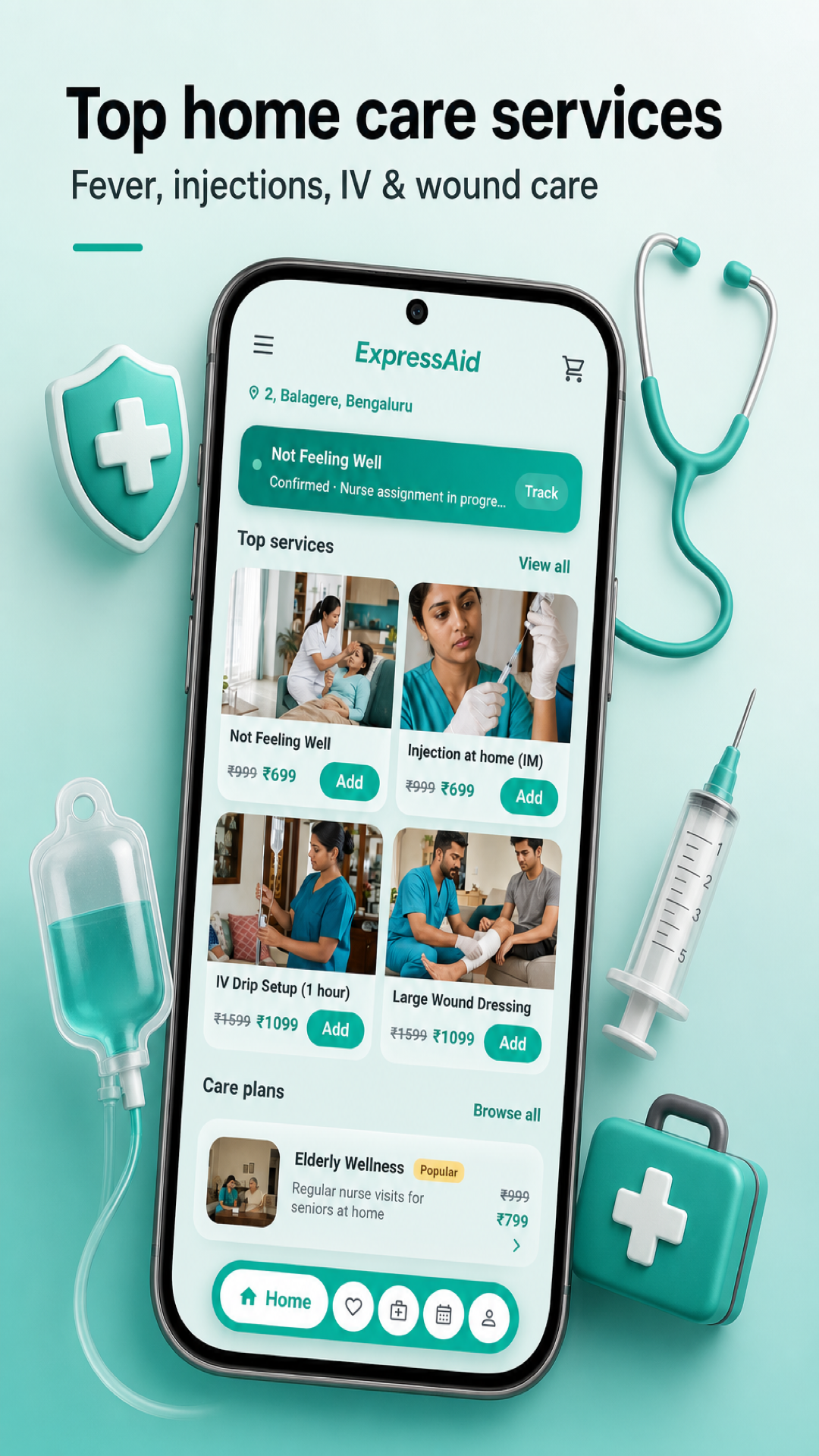 Home healthcare without the hospital visit
